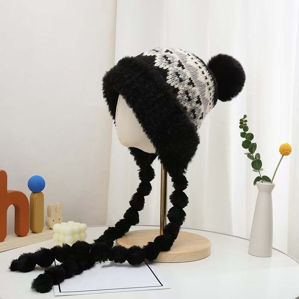 Trapper Hat Ear Flap - Gorro de Inverno Feminino com Forro