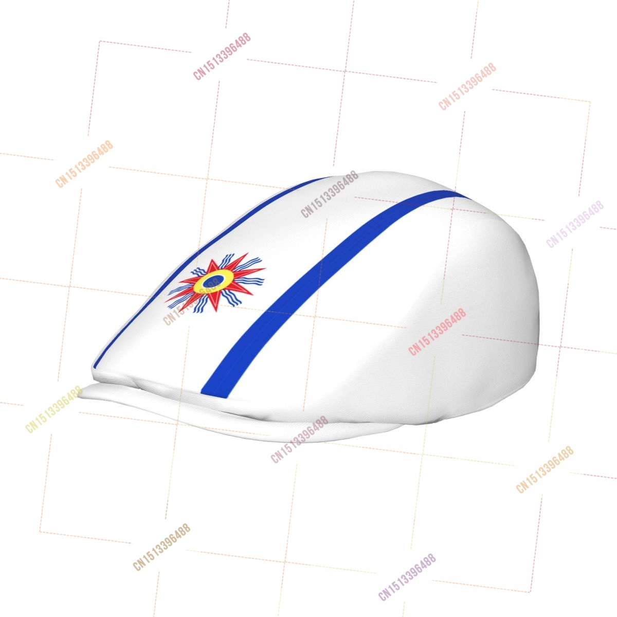 Newsboy Cap Ivy - Boné Estilo Gatsby com Bandeira Chaldéa