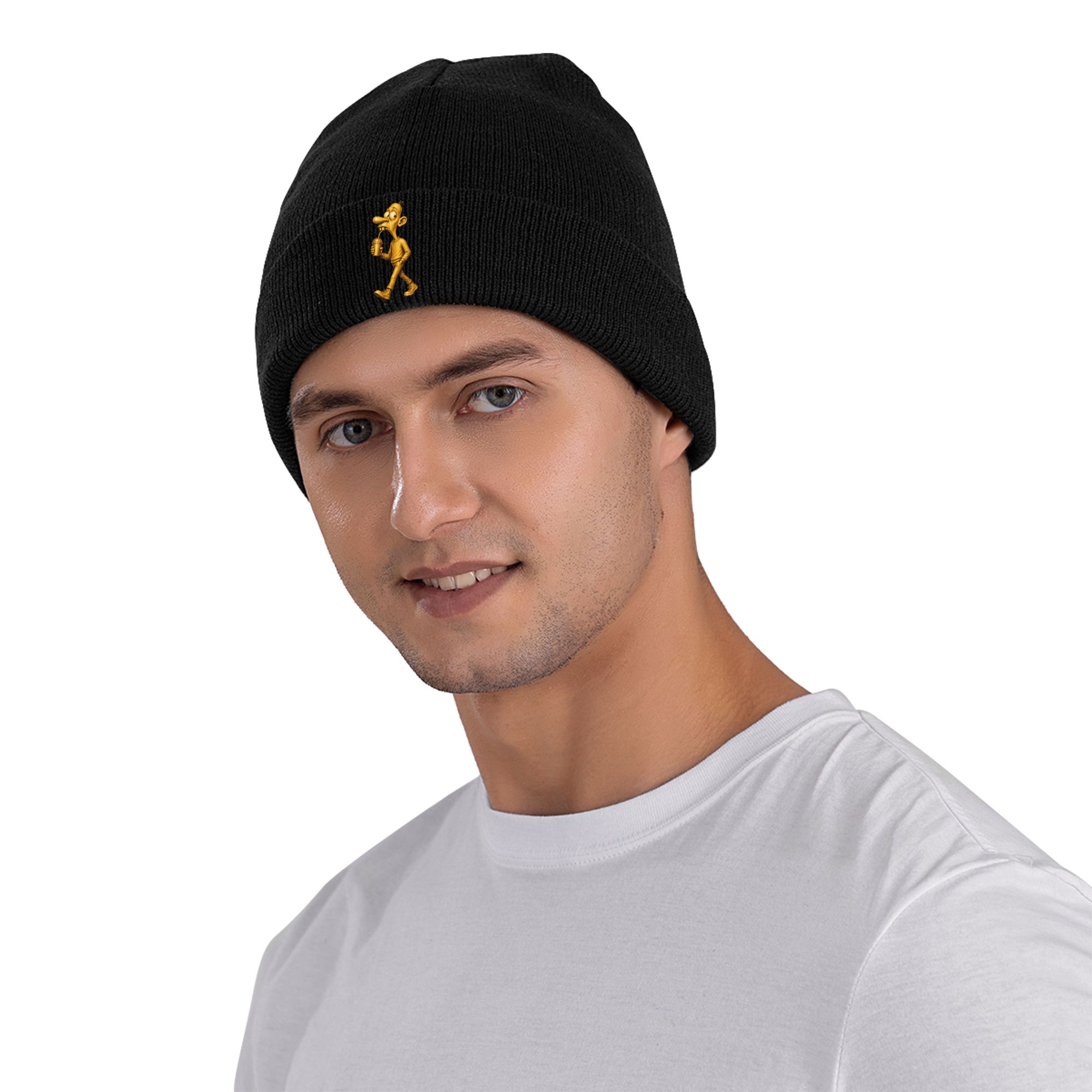 Gorro de Malha com Punho Golde - Beanie Cuffed Knit avaliação e preço
