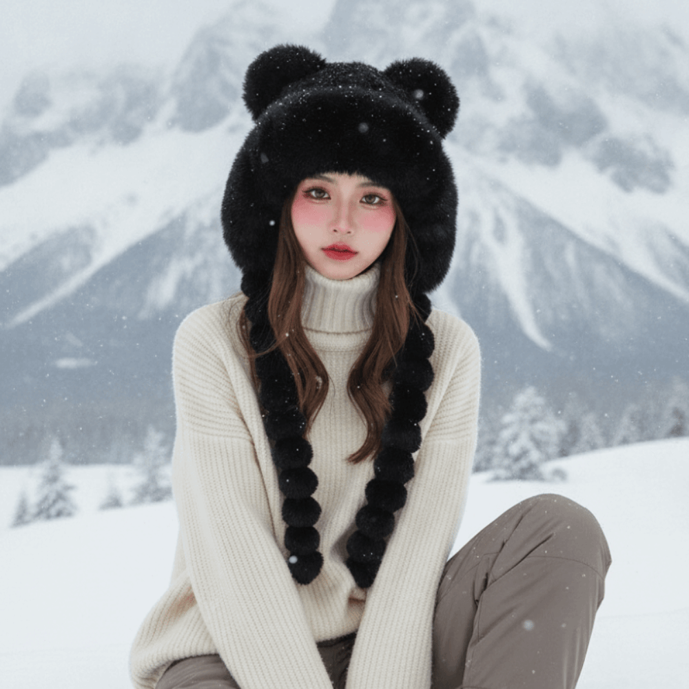 Gorro de Inverno Feminino com  - Trapper Hat Ear Flap avaliação e preço