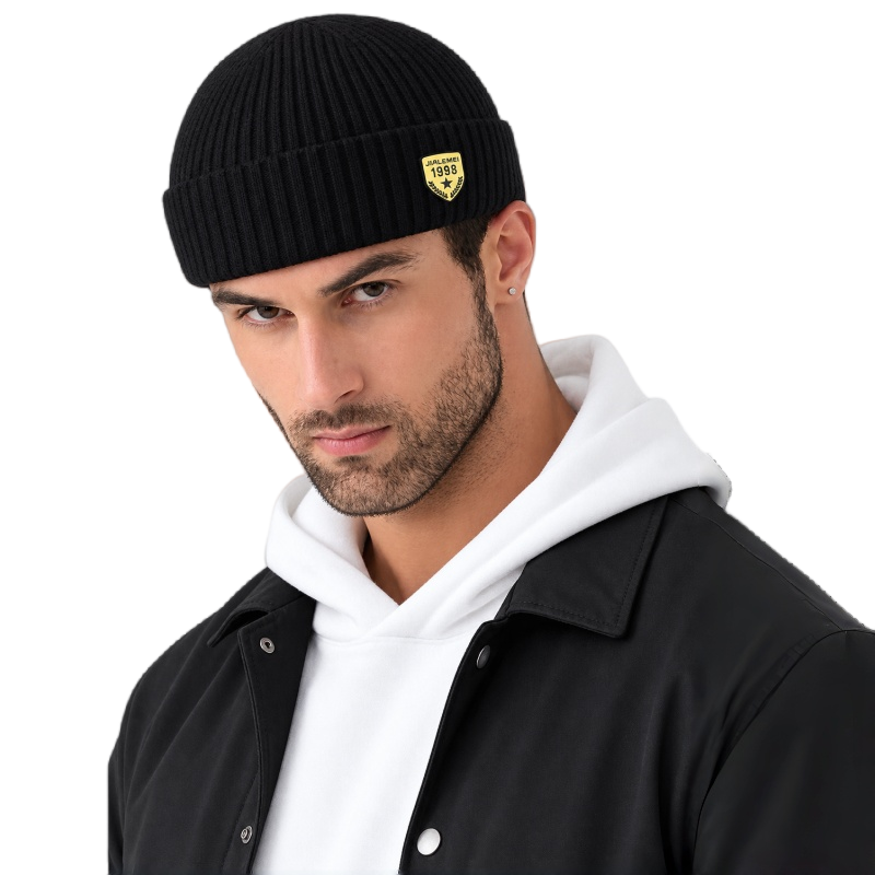 Gorro de Inverno para Homens e - Beanie Cuffed Knit avaliação e preço