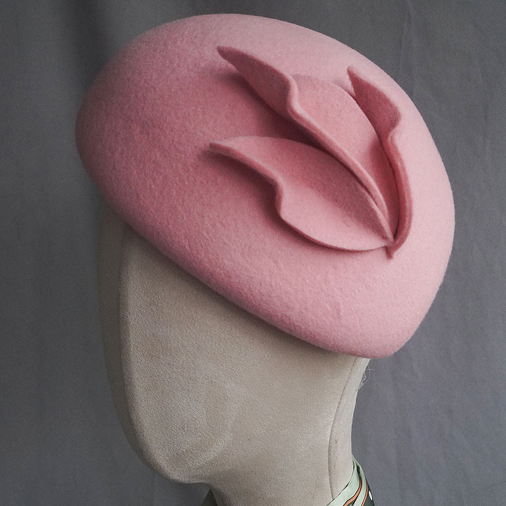 Lã gota feminina sentiu chapéu - Beret French Wool avaliação e preço