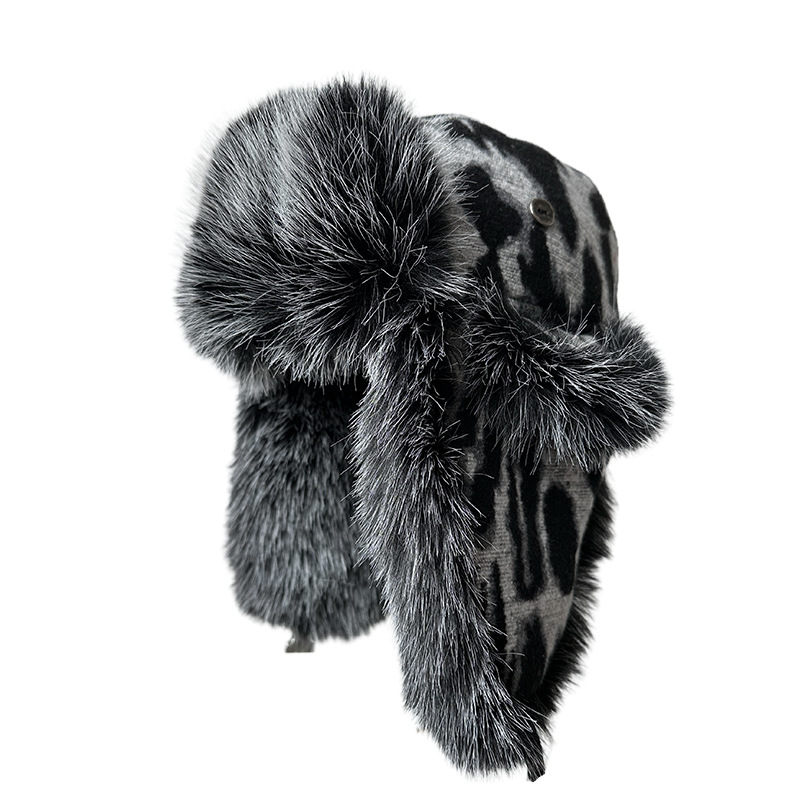 Chapéu de Lã com Estampa de Le - Trapper Hat Ear Flap avaliação e preço