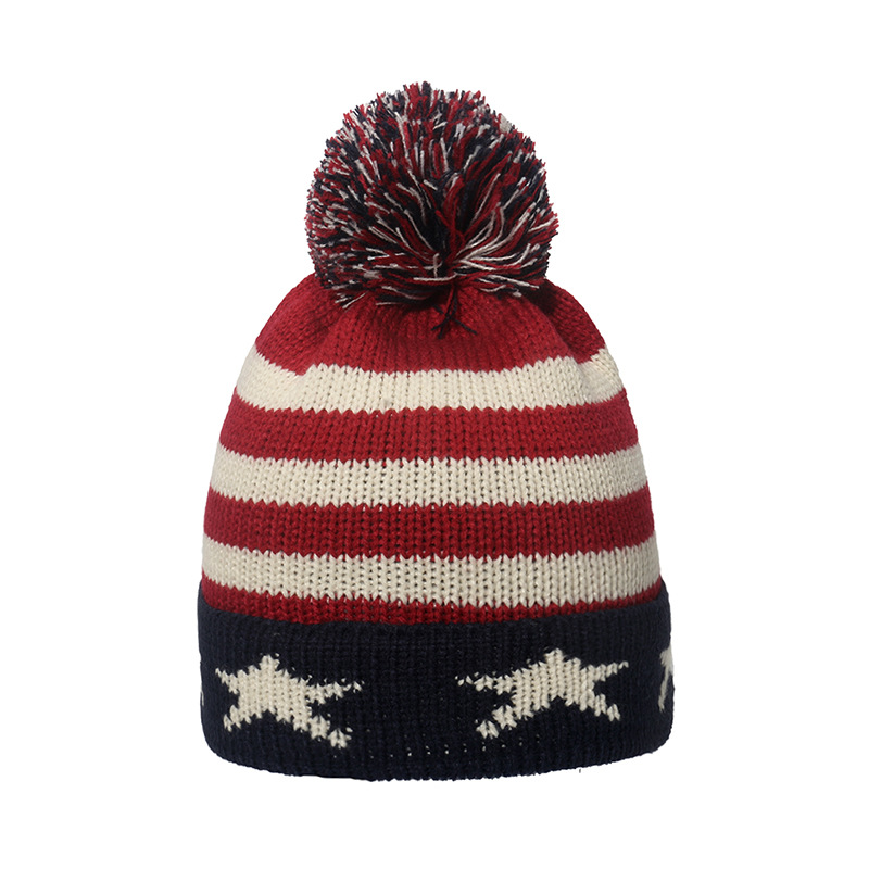 Gorro de Inverno Quente com De - Beanie Cuffed Knit avaliação e preço